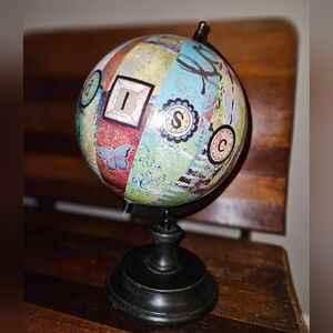 Demdaco Kelly Rae Roberts Layered Mixed Media Artist Explore Globe